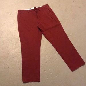 Express red slacks